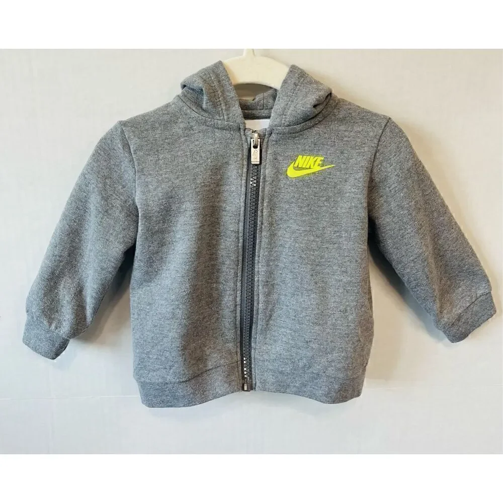 Nike Gray Hoodie   Boys Sz 6m  GUC